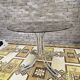 Vintage smoked glass dining table, Italy 1970s