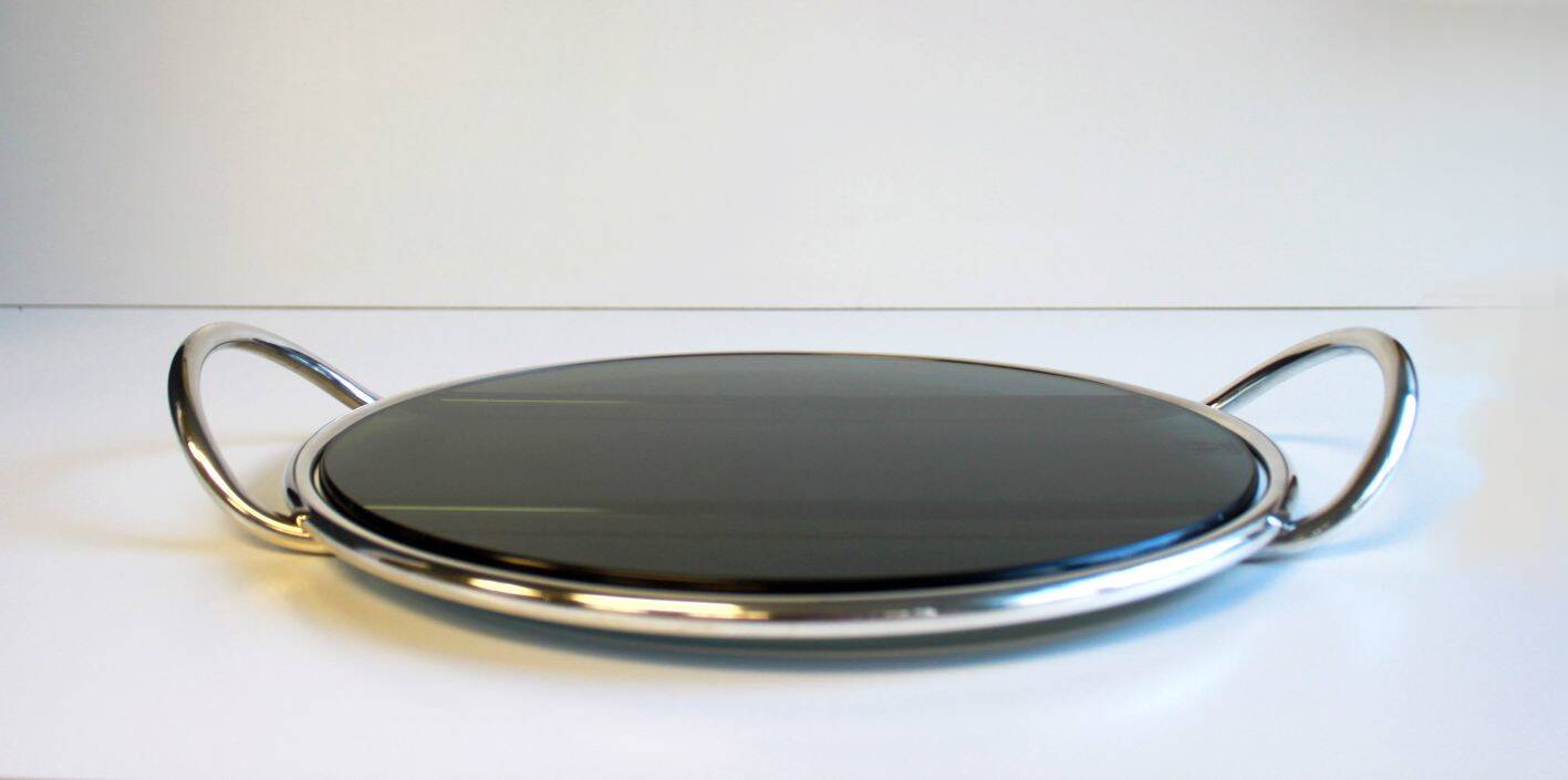 Italian design round tray Lino Sabbatini 1960.