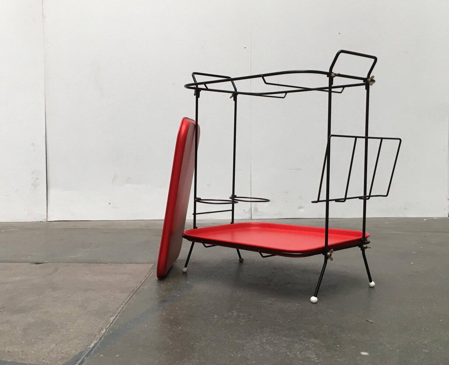 Mid-century German string style bar table