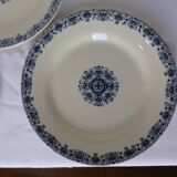 3 Gien dinner plates, Montmorency pattern 220606