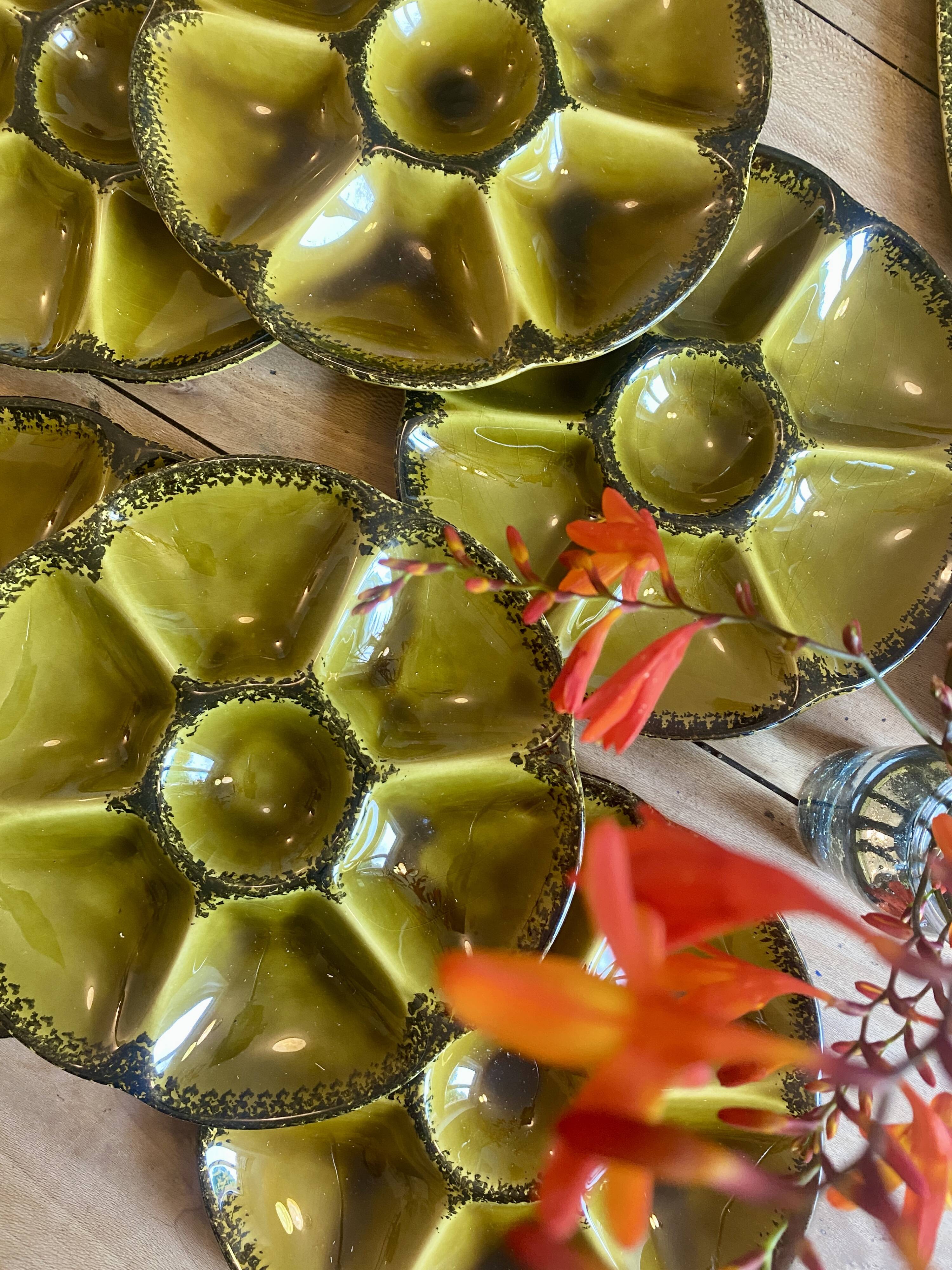 Vintage oyster or shellfish service from Maison Gien