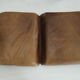 1970s Brutalist Dutch Oak and Leather 2 Seater Sofa