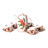 Cafetière aux fruits 5 tasses Evesham, porcelaine fine Royal Worcester Eves