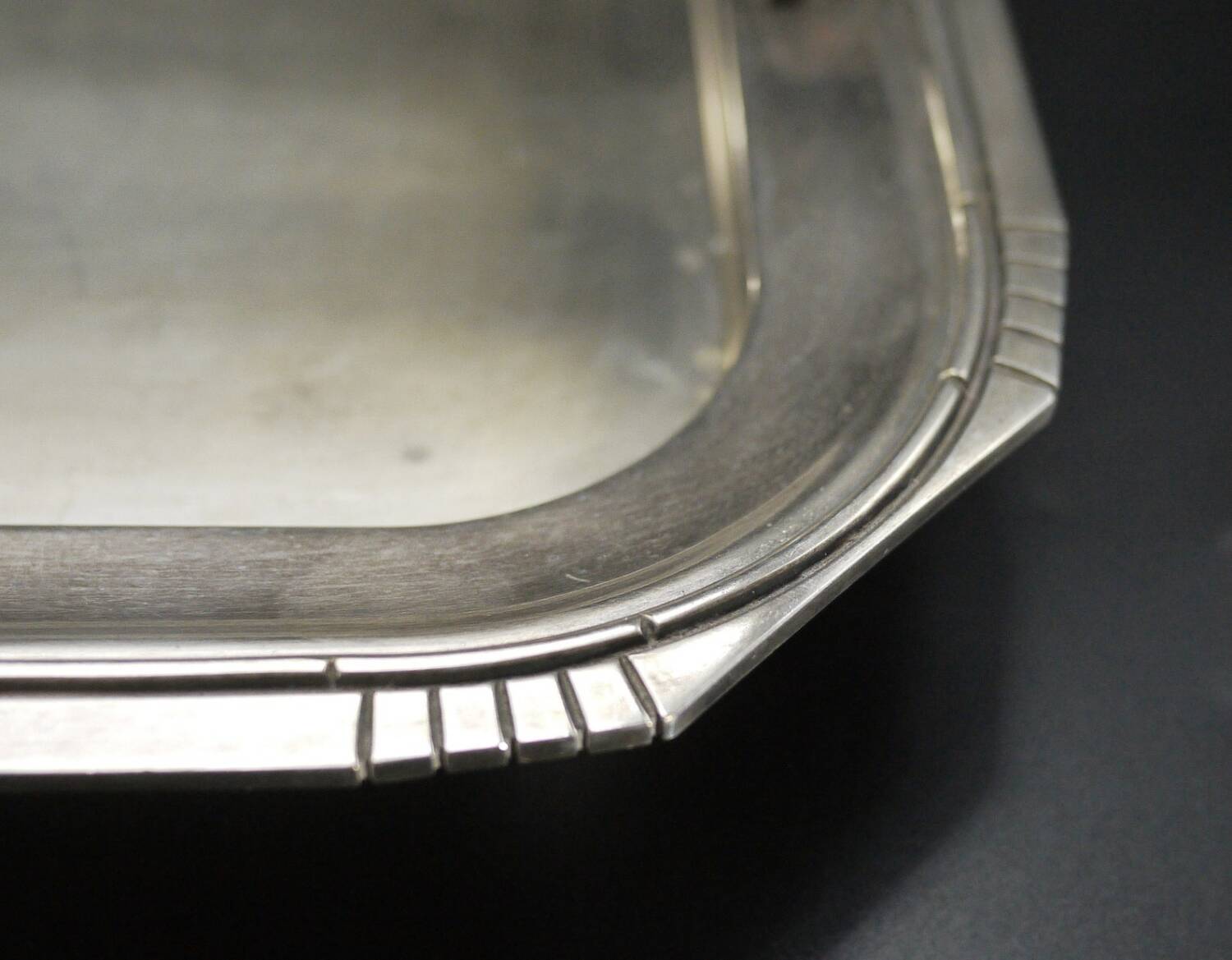 Antique French Silver Plated Tray by Durousseau & Raynaud