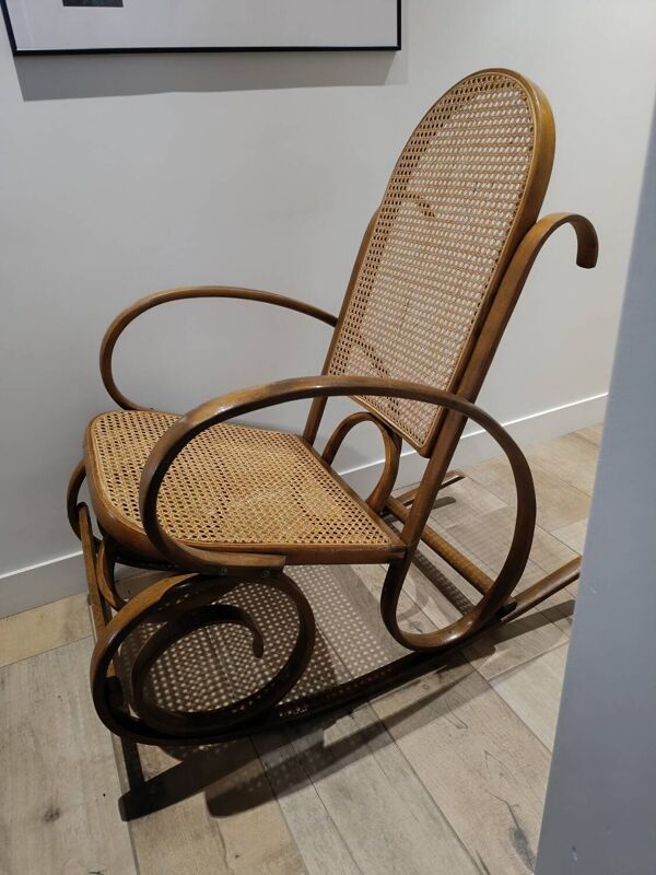 Fauteuil rocking chair vintage