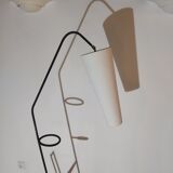 Floor lamp plant holder metal 50s