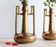 Pair of art nouveau copper and brass vases by Gustave Serrurier-Bovy