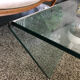 Sleek glass coffee table design