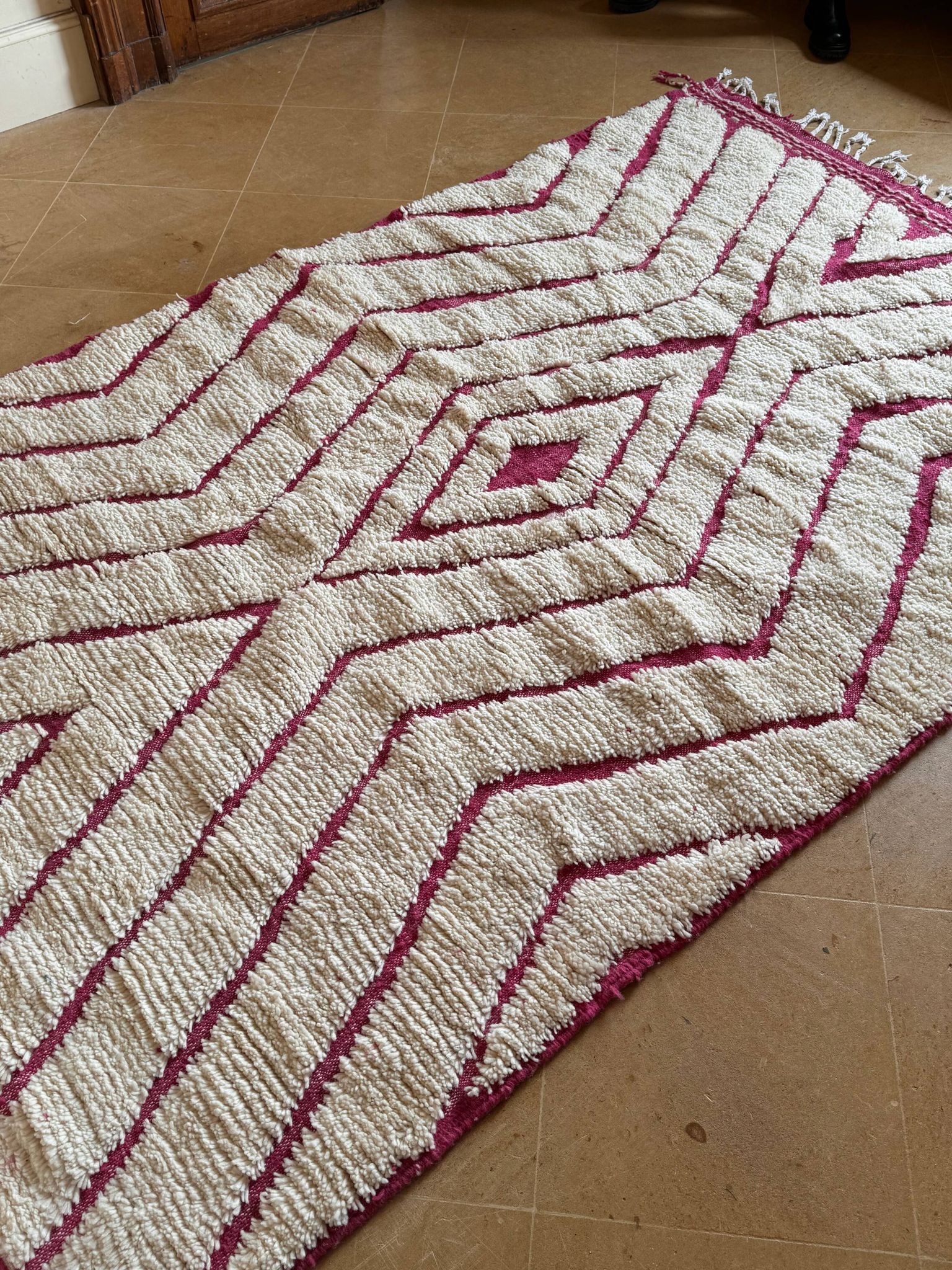 Tapis Beni Ouarain 251 x 157 cm "Nora"