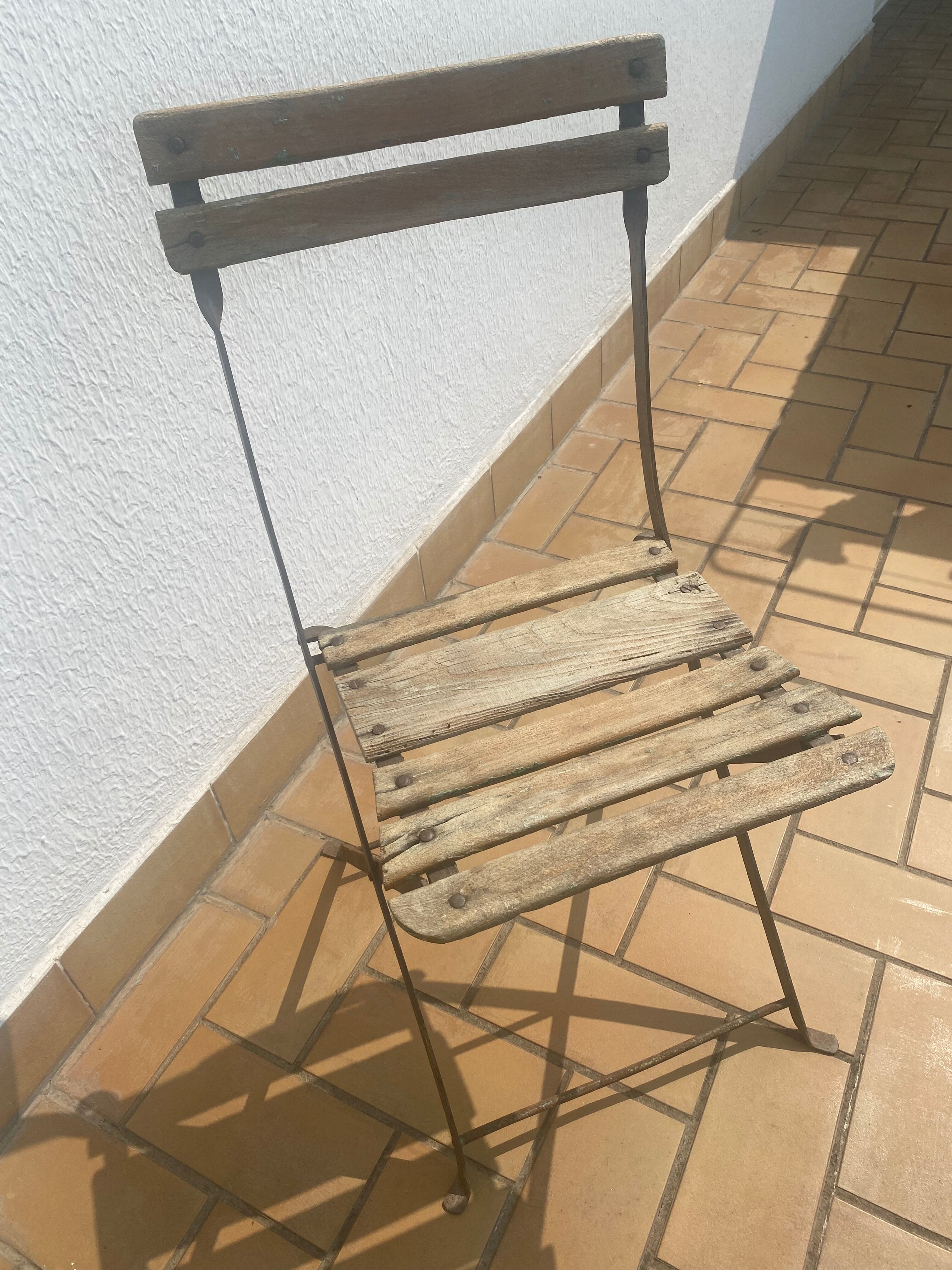 Antique garden chair