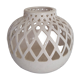 Anthropologie Diamond-Pierced Hurricane Tealight Holder
