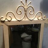 Wrought iron mirror "Country corner" 81x42cm