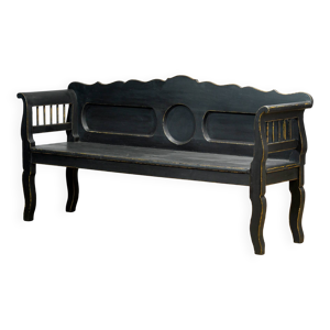 Banc en pin ancien, années