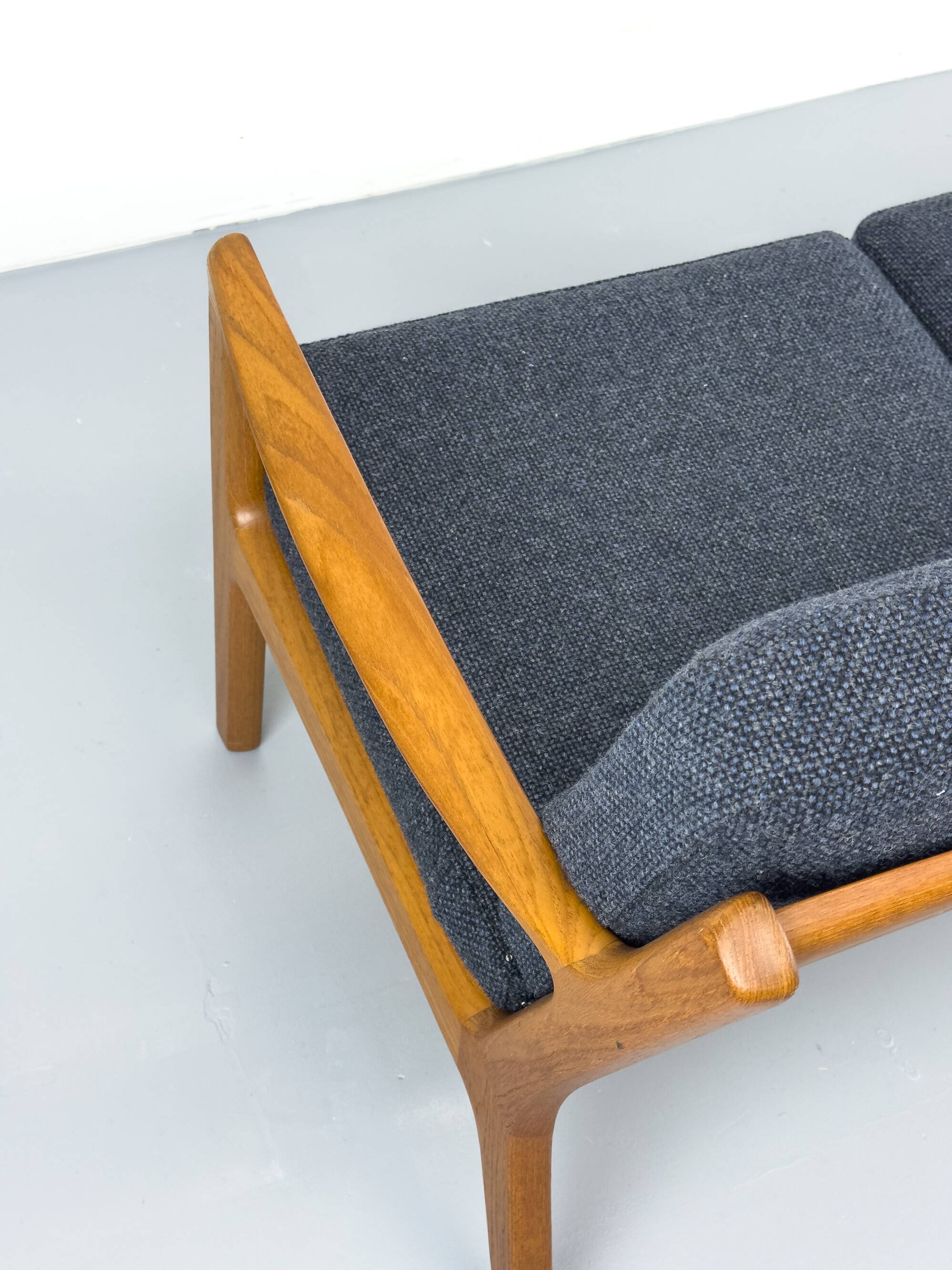 Vintage Two-Seater Senator Sofa in Teak by Ole Wanscher