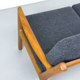 Vintage Two-Seater Senator Sofa in Teak by Ole Wanscher