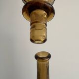 Vintage Empoli Glass Decanter with Stopper, Italy, 1960s