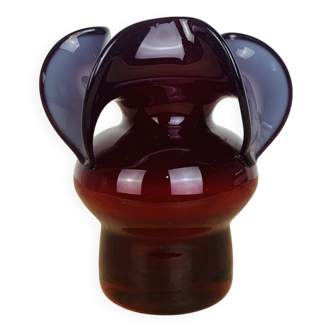 Vase en verre soufflé Donkey par Czeslaw Zuber, 1970