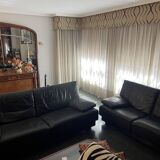 Leather sofa set