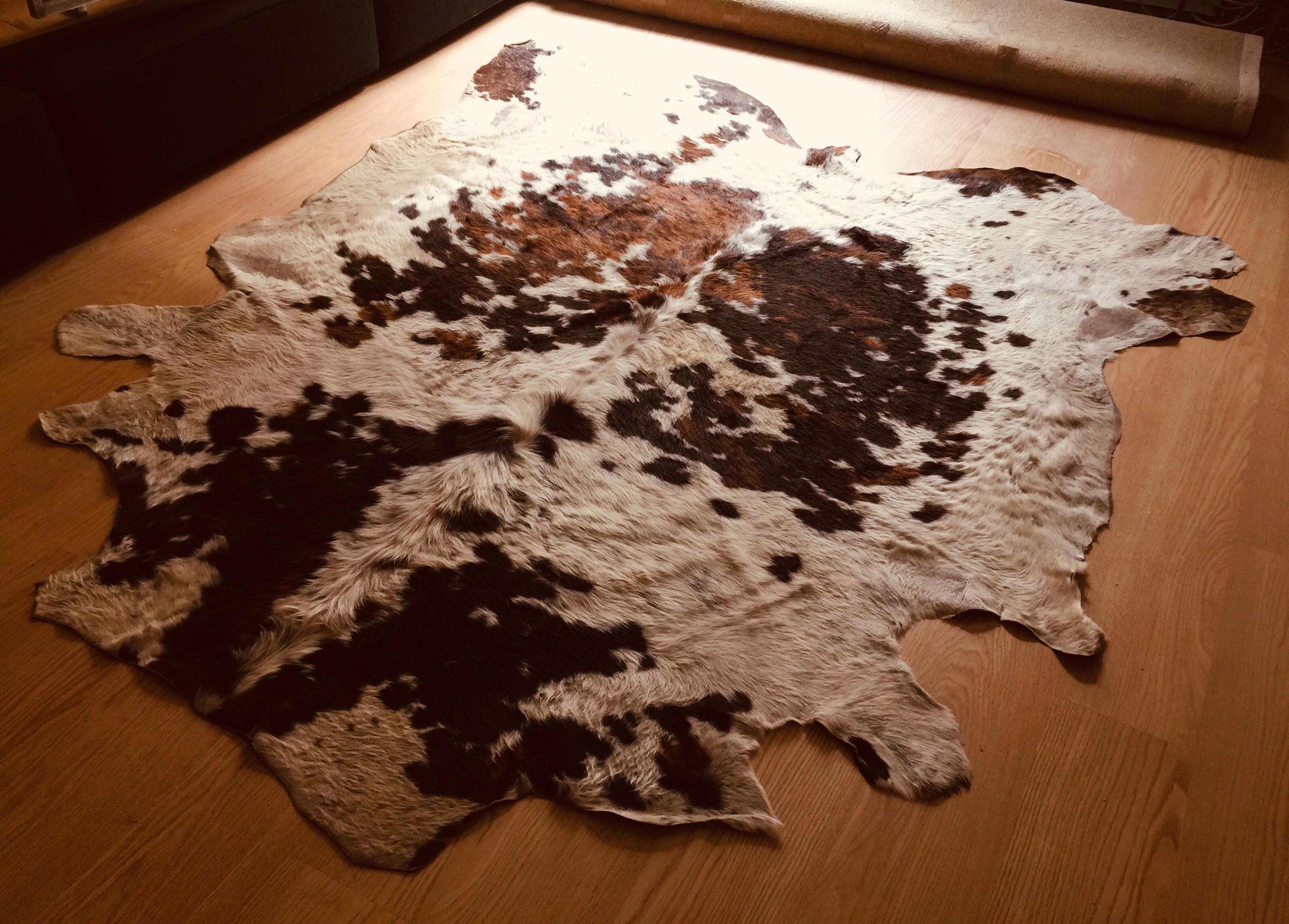 Carpet cow skin
