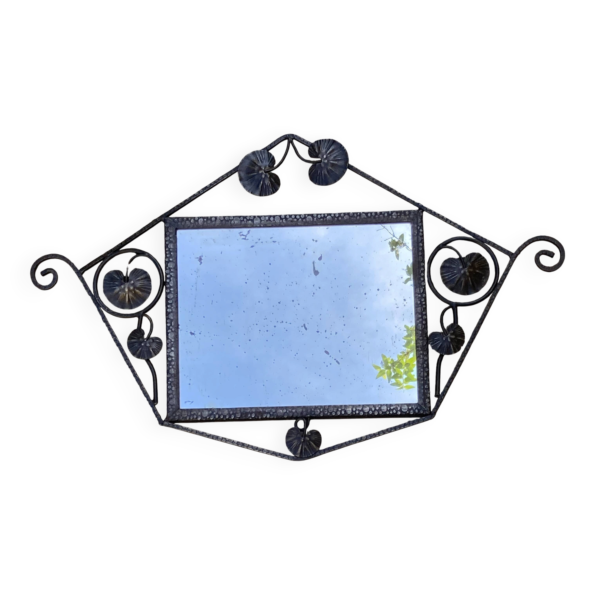 Art Deco mirror - wrought iron