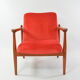 Fauteuil Wroclaw rose corail