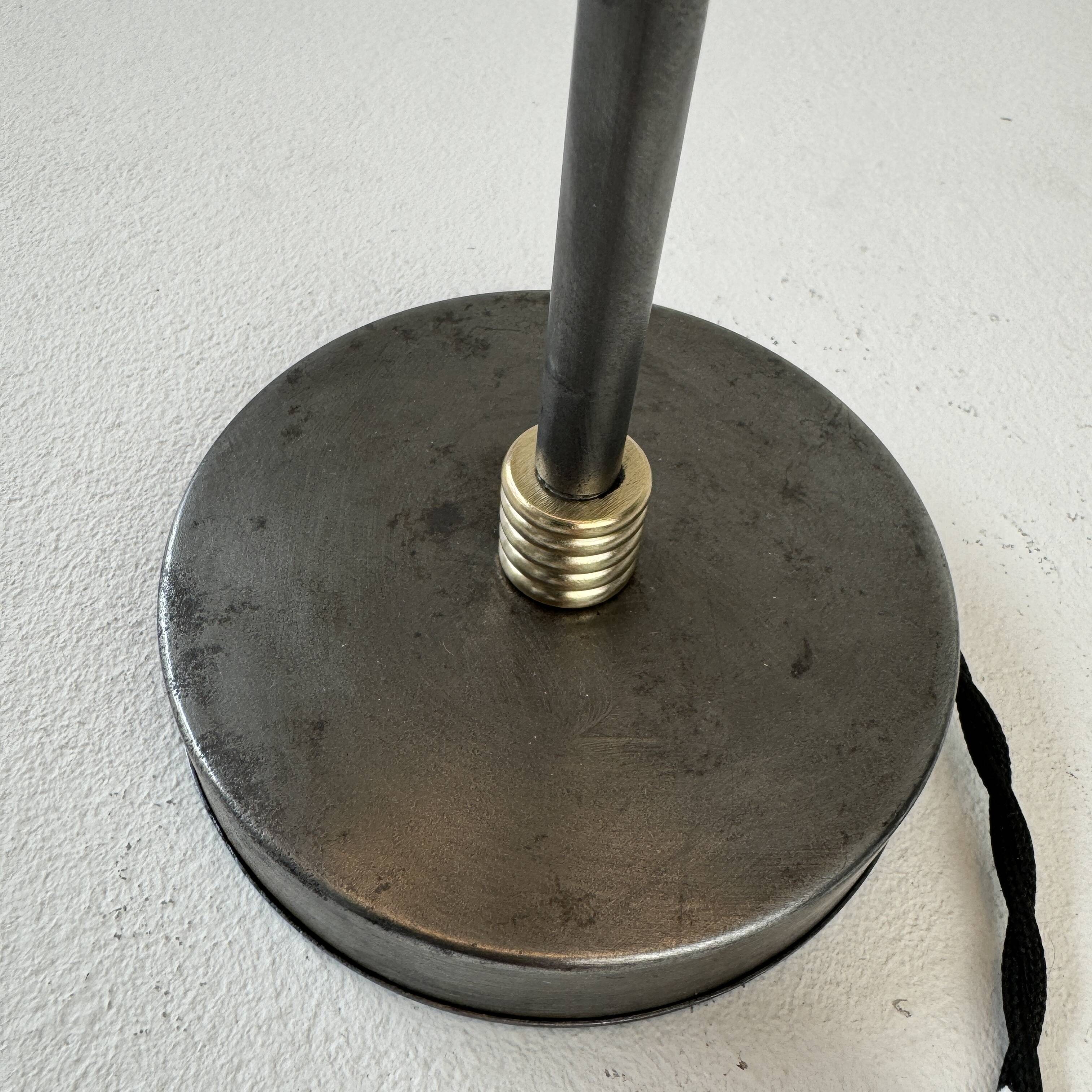 Old small vintage opaline table lamp