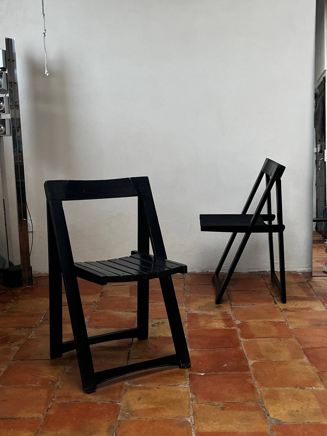 Paire de Chaise Aldo Jacober noir