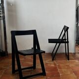 Paire de Chaise Aldo Jacober noir