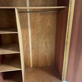 Vintage wardrobe with compass feet