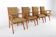 Set of 4 vintage Free-Span FS-116 armchairs, 50s