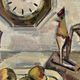 Original Stillife Mid 20th Century Swedish Oil Painting signed by Napoleon Frank 1960s