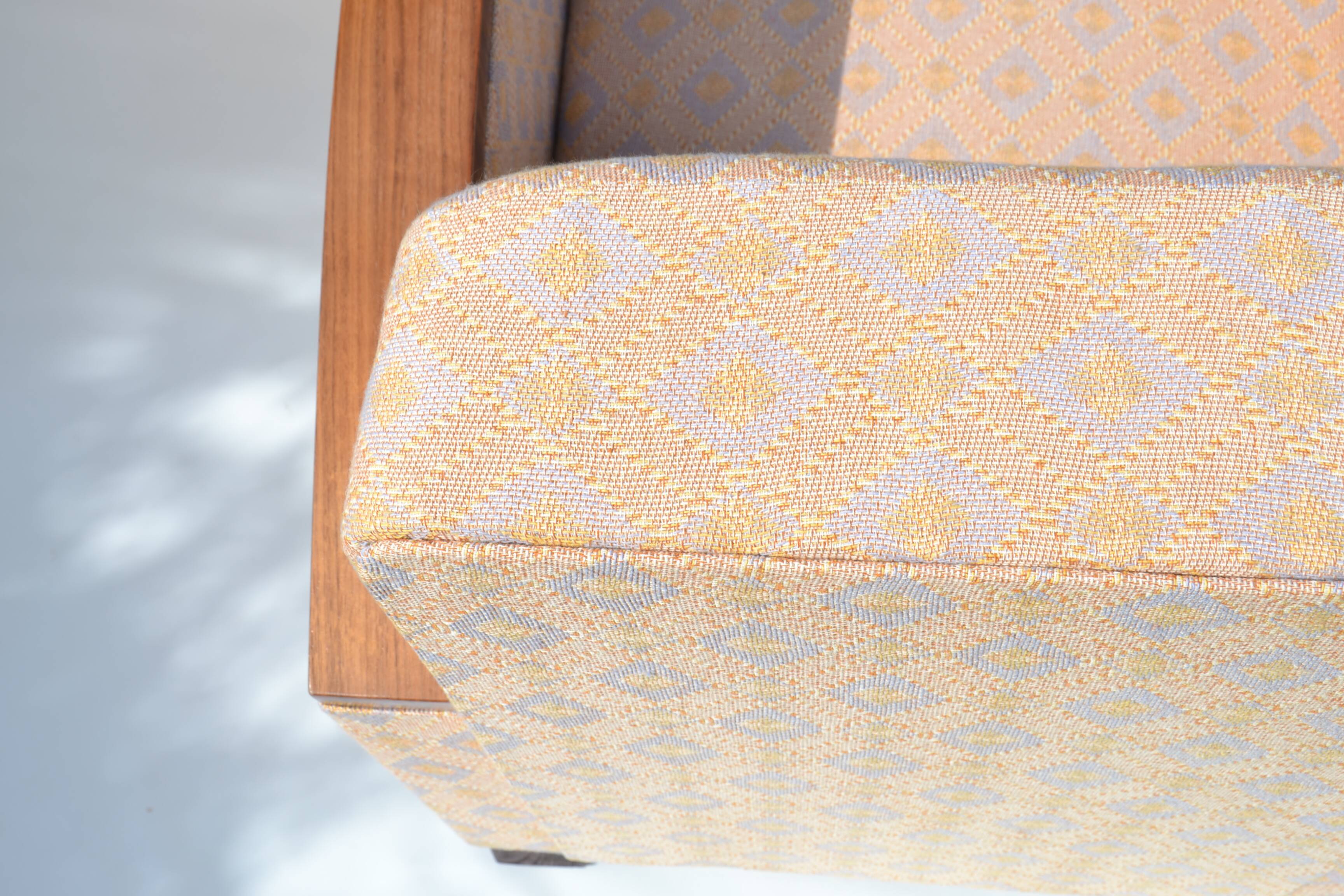 Art deco walnut club armchair, 1930