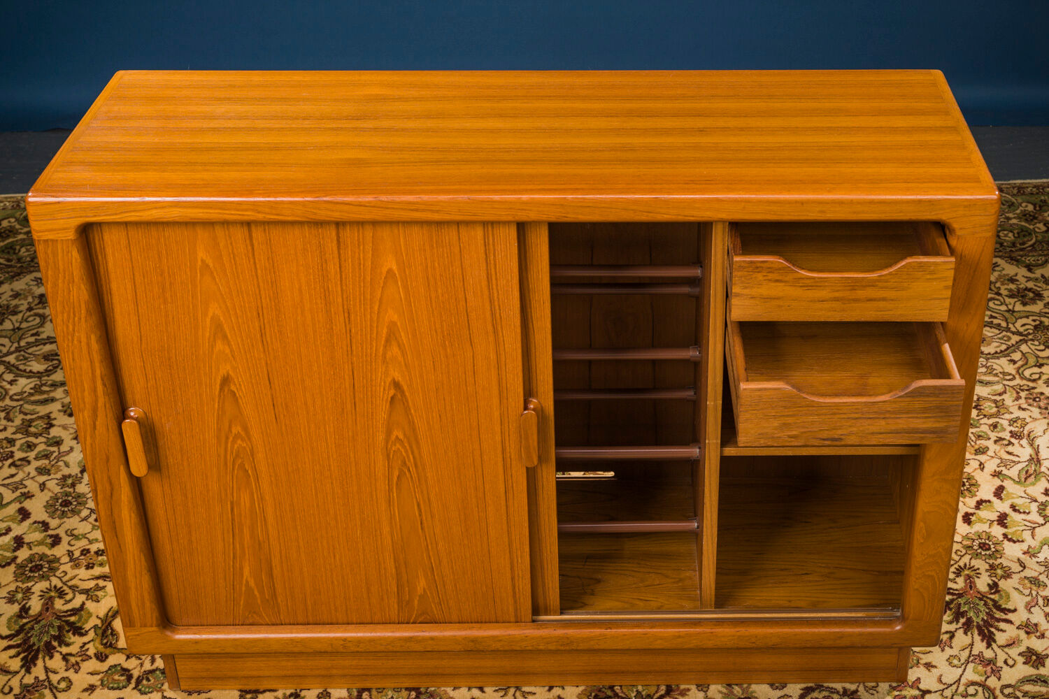 Vintage Teak Shoe Sideboard from CFC Silkeborg, 1970s