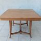 Vintage style Art Nouveau oak table