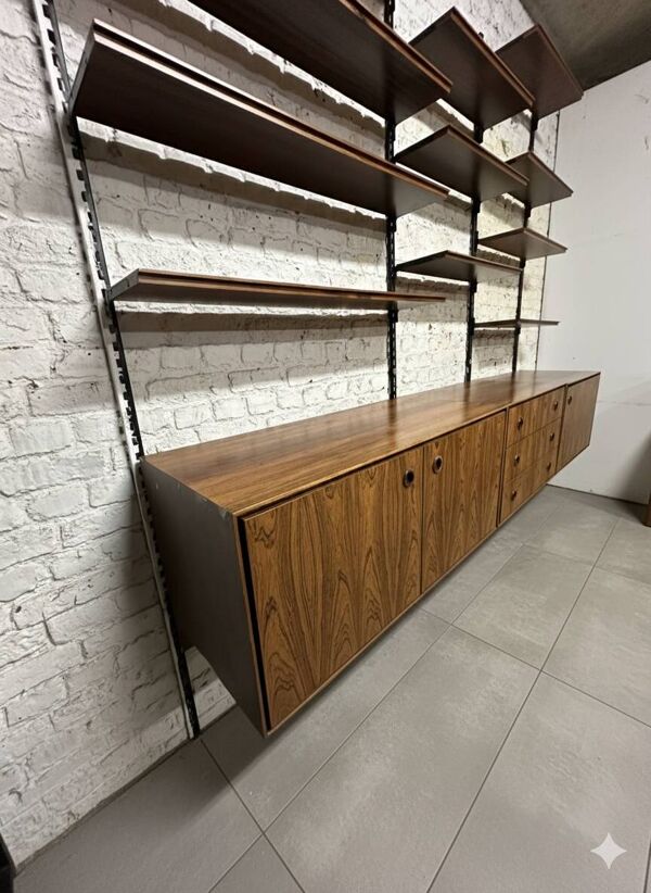 Meuble mural scandinave vintage, 1960