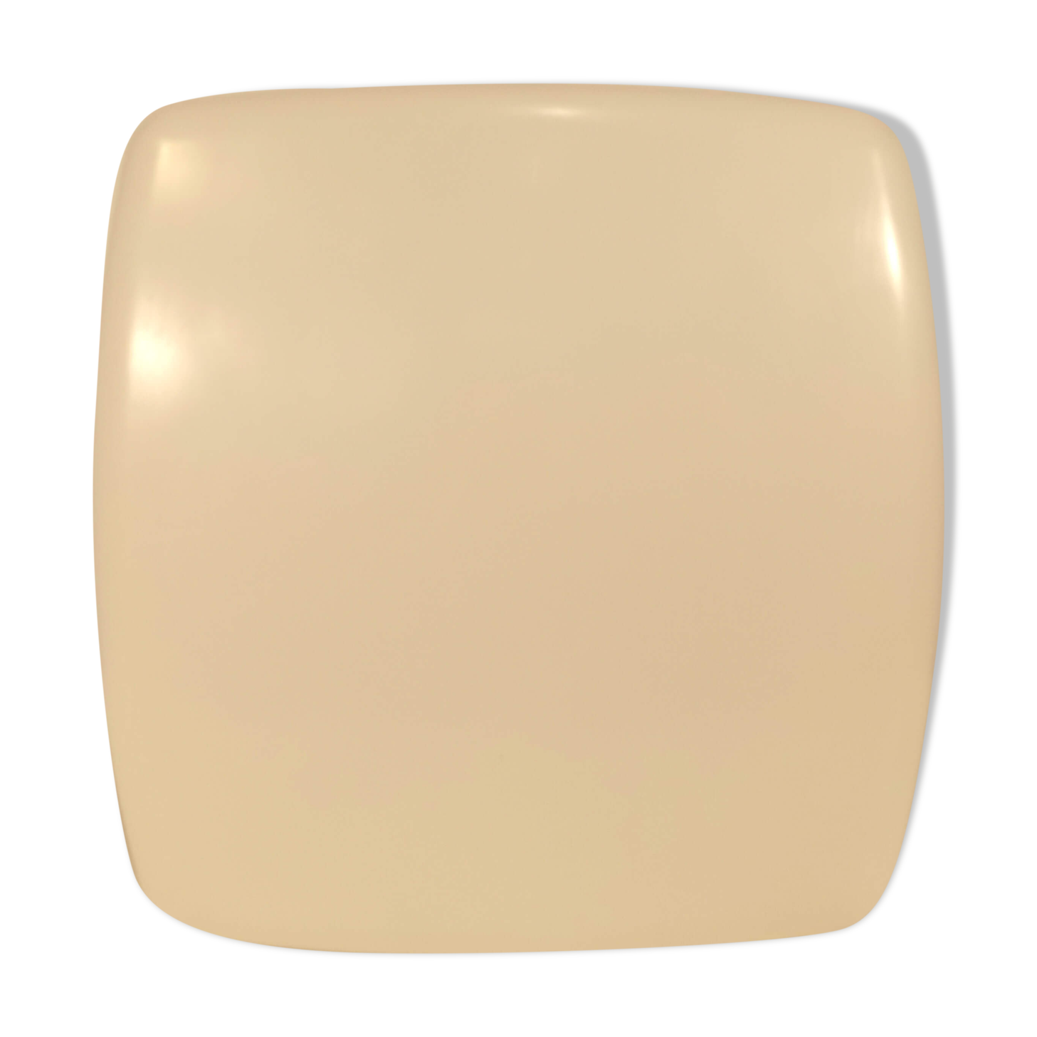 Vintage 1970s light light lamp in white plastic