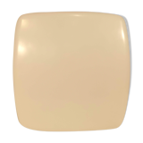 Vintage 1970s light light lamp in white plastic