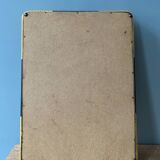 Black and yellow vintage serving tray