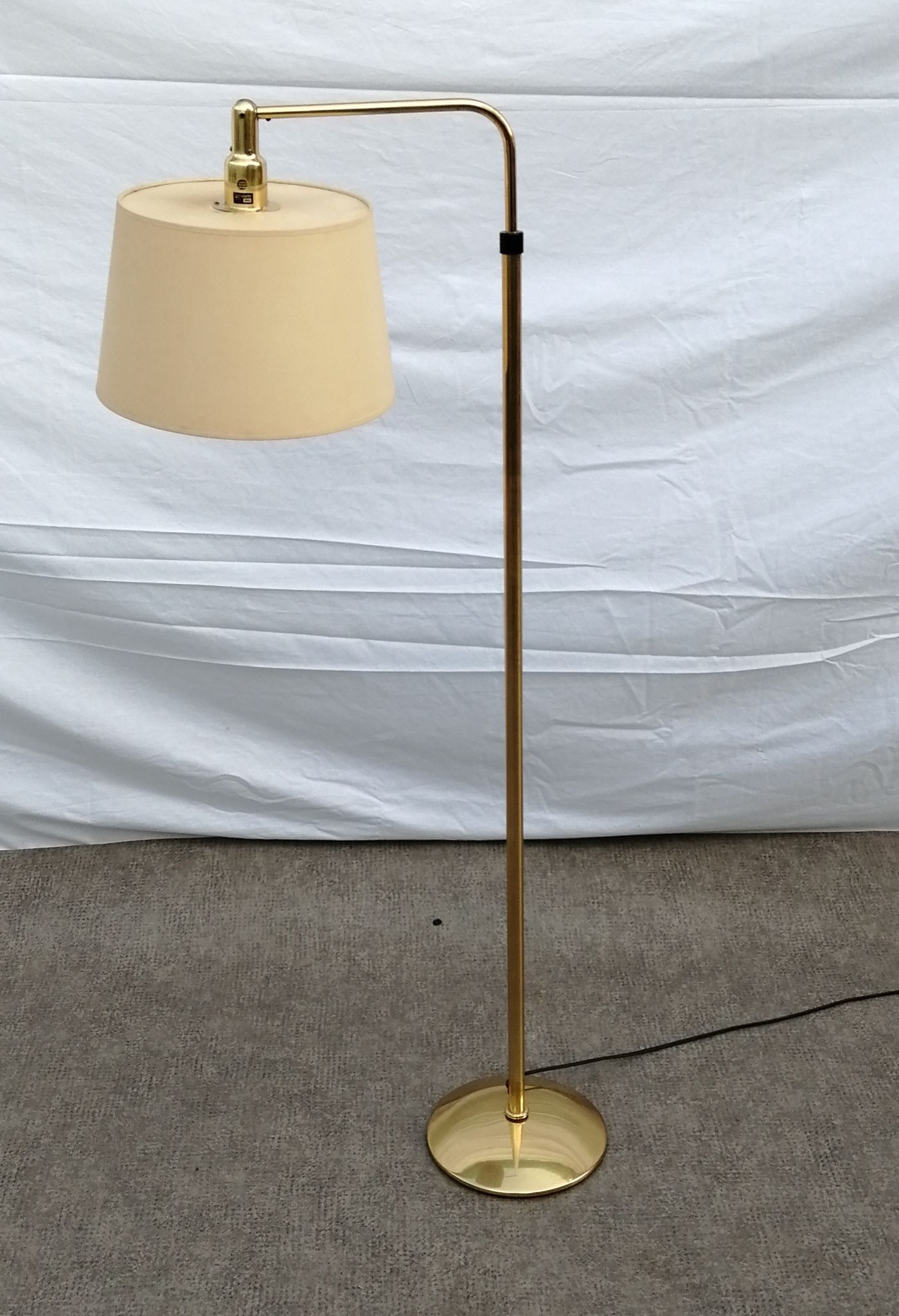 Brass floor lamp MetalArte Spain vintage 70 year