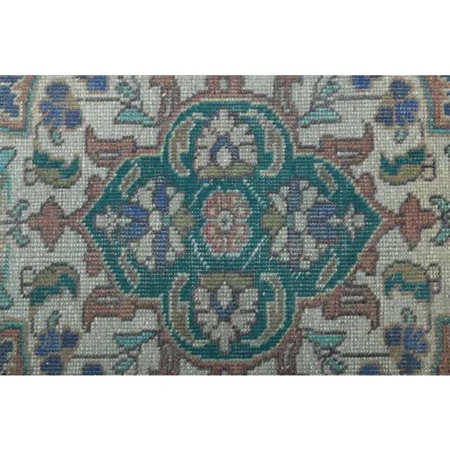 1970s Vintage Persian Handmade Wool Orange Oversized Rug  292x372