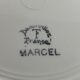 7 Badonviller plates, Marcel model, 1900