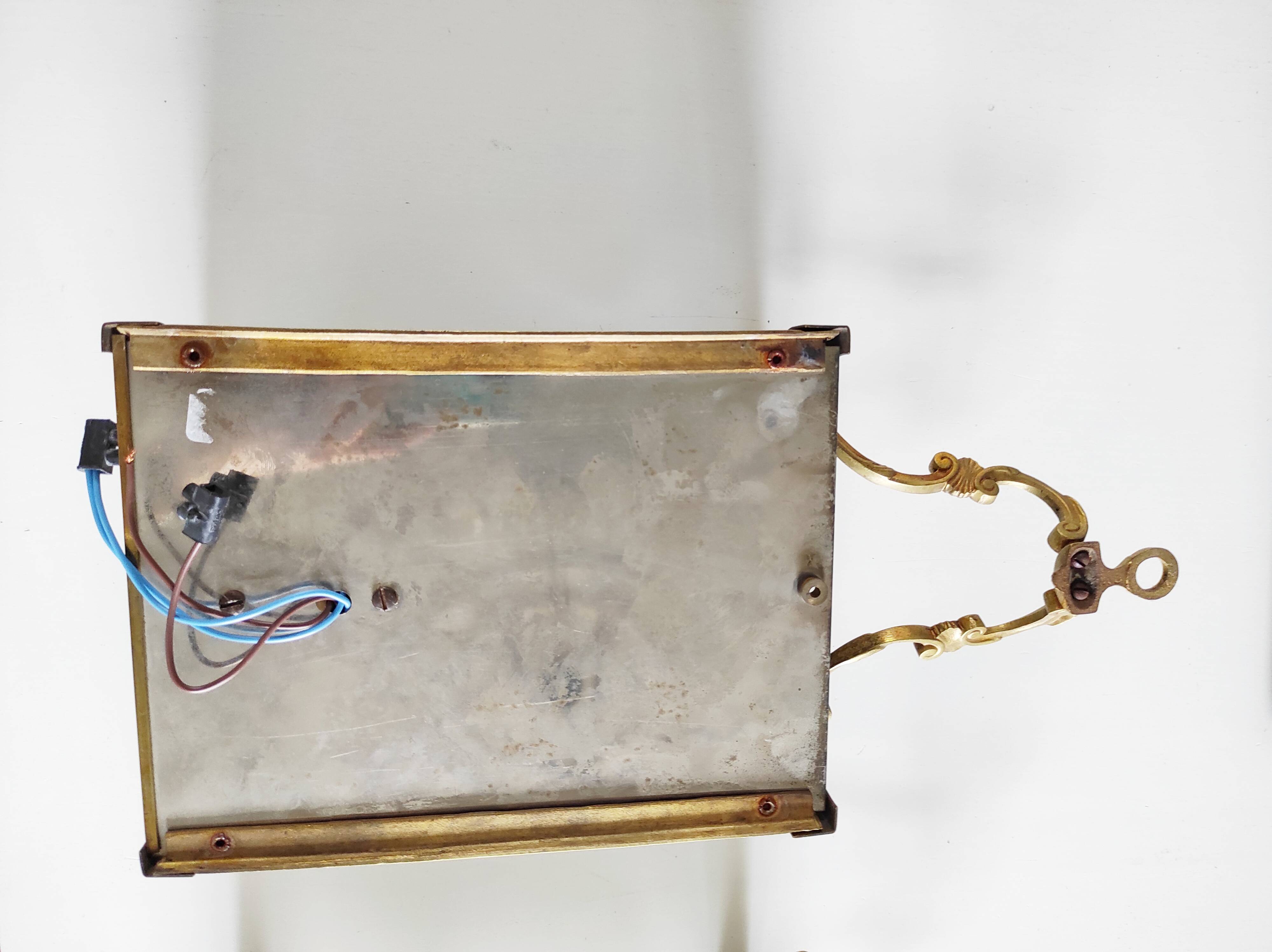 Pair of two-light wall sconces