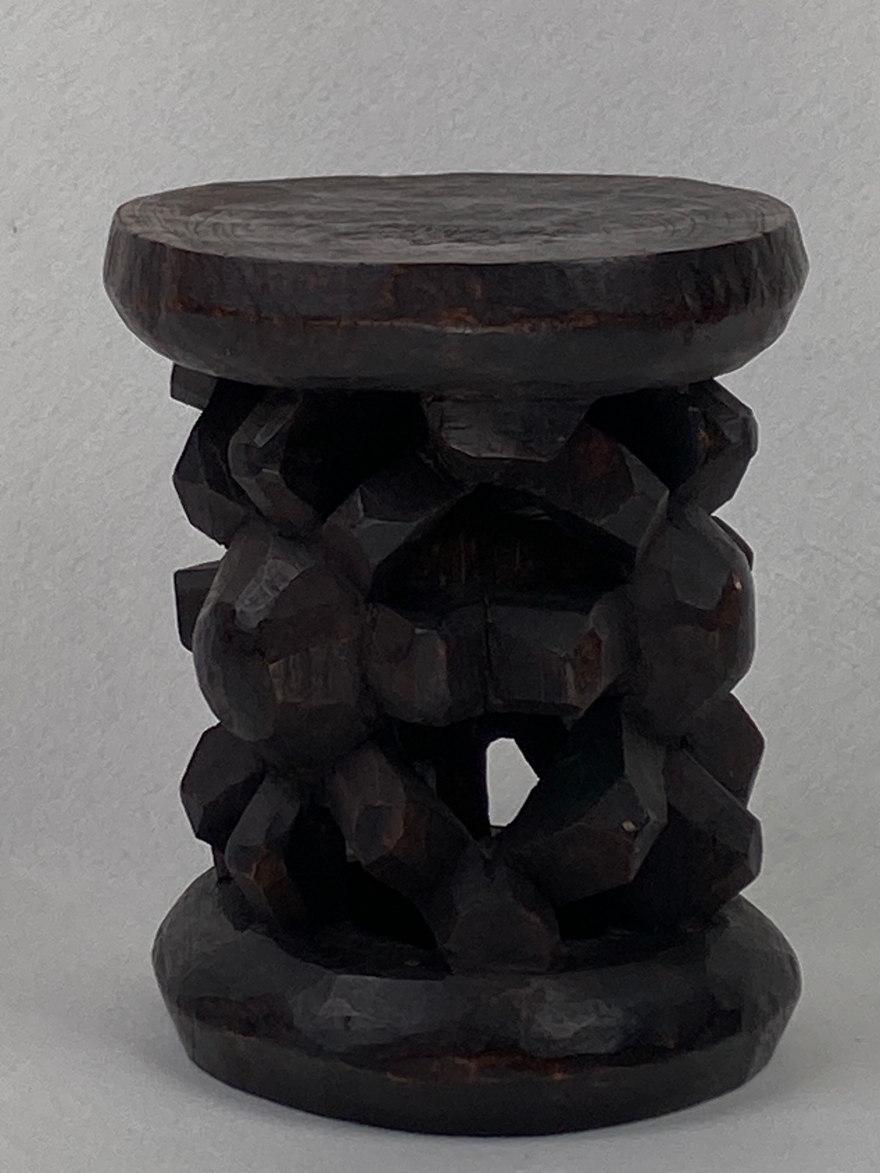 Tabouret bas africain « Bamiléké », Cameroun, années 1950