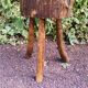 Tabouret tripode en bois massif