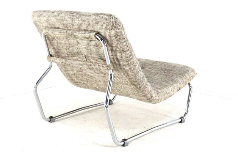 Armchair 'Hierden' - new upholstery - 70's design lounge chair