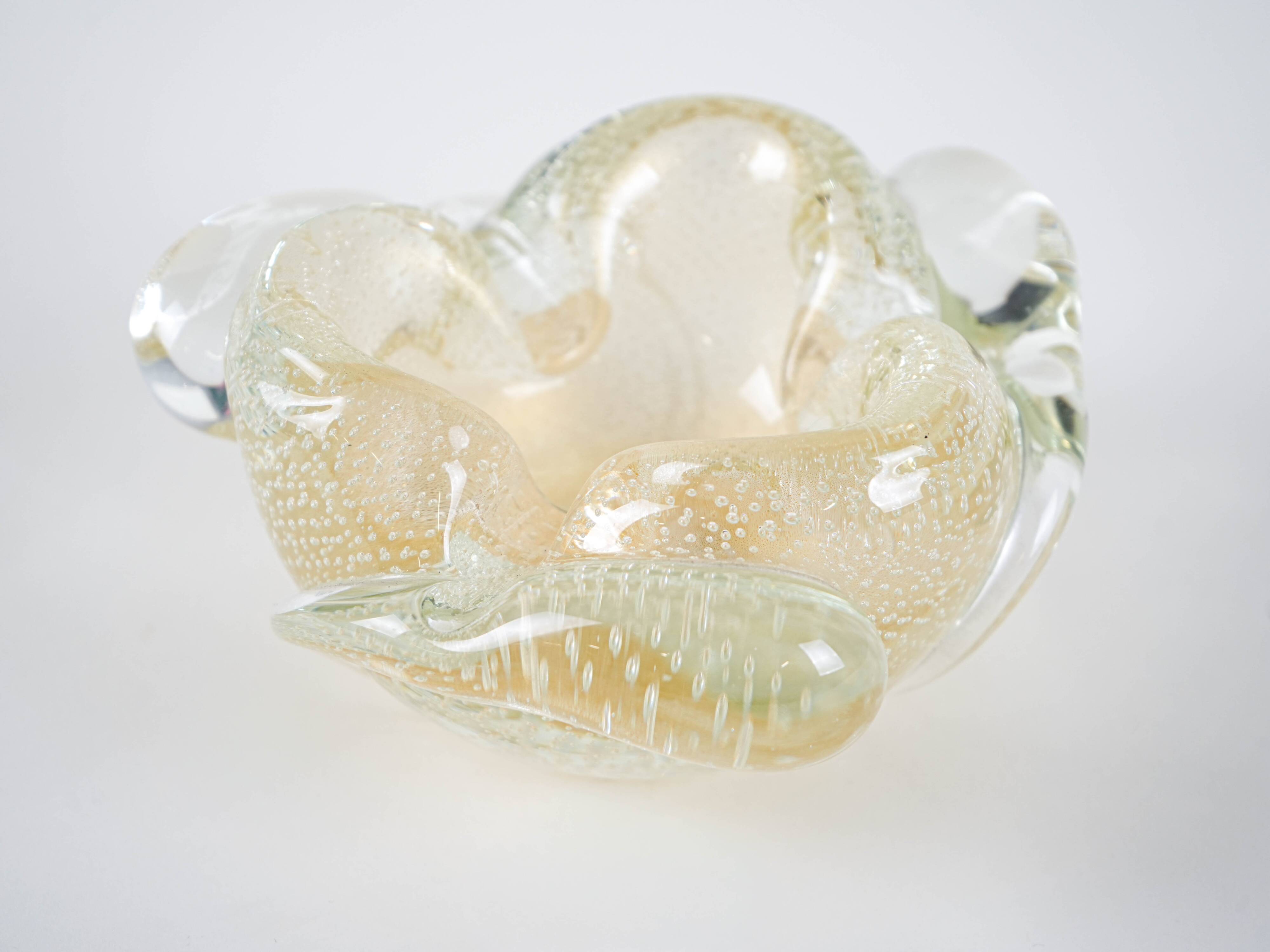 Ashtray, Murano glass, 1960s, made in Italy