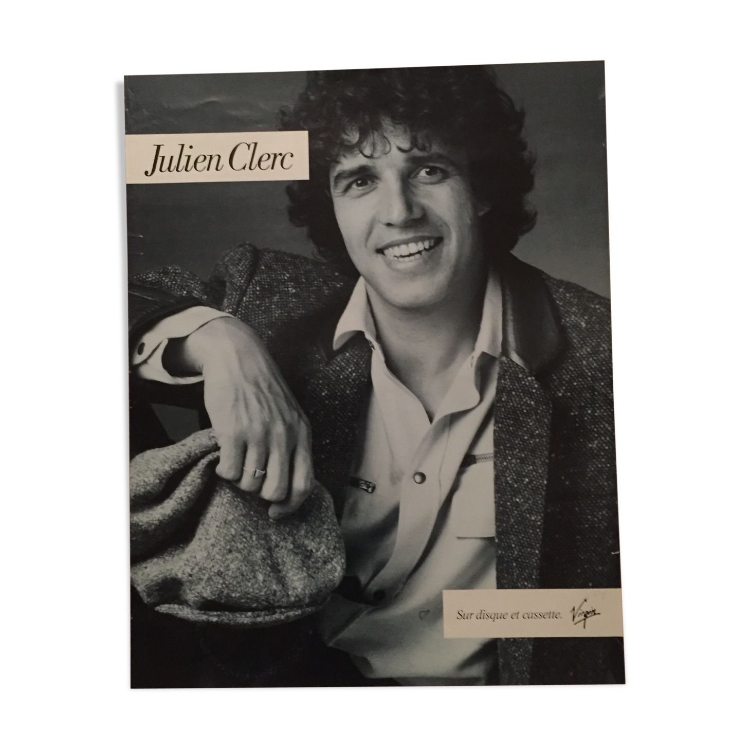 Julien Clerc vintage poster