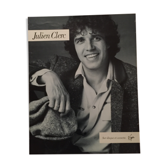 Julien Clerc vintage poster