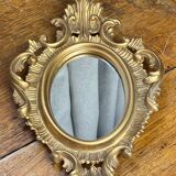 Baroque mirror in resin