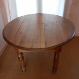 Table Ovale Noyer Massif Louis Philippe
